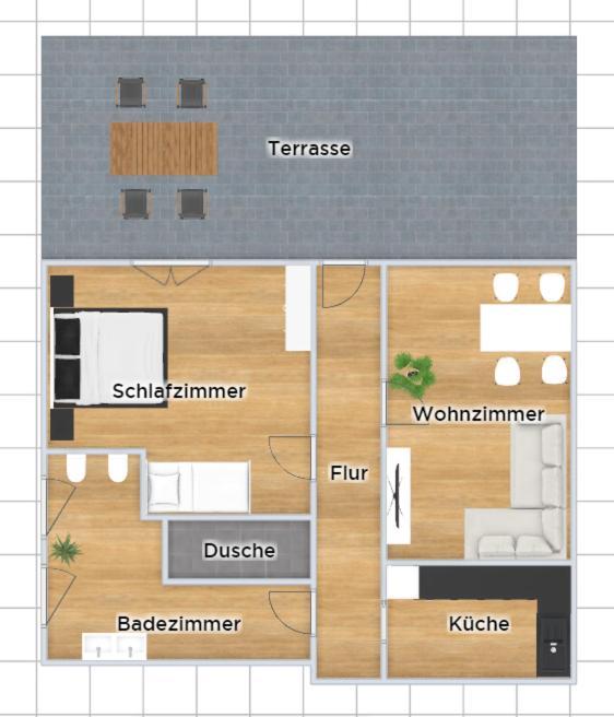 Fewo Wildflecken - Ferienwohnung Rhoen Neubau 2021 外观 照片